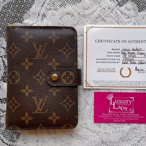 Louis Vuitton Vintage Porte Papier Zippy Wallet